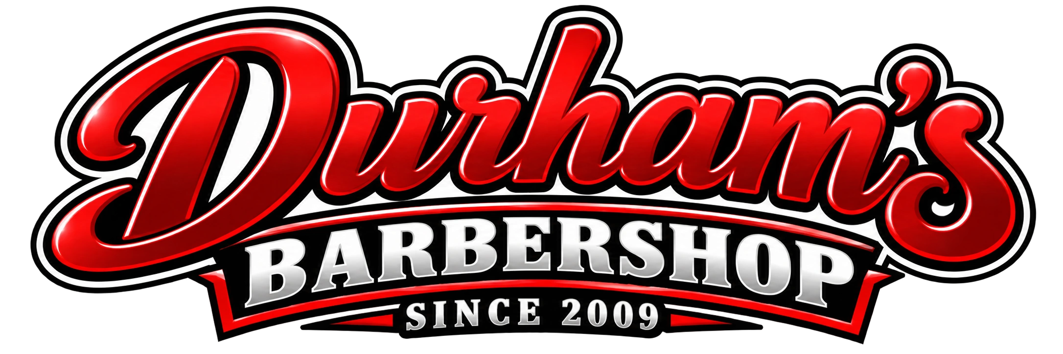 Durham's Barbershop Since 2009 wordmark
